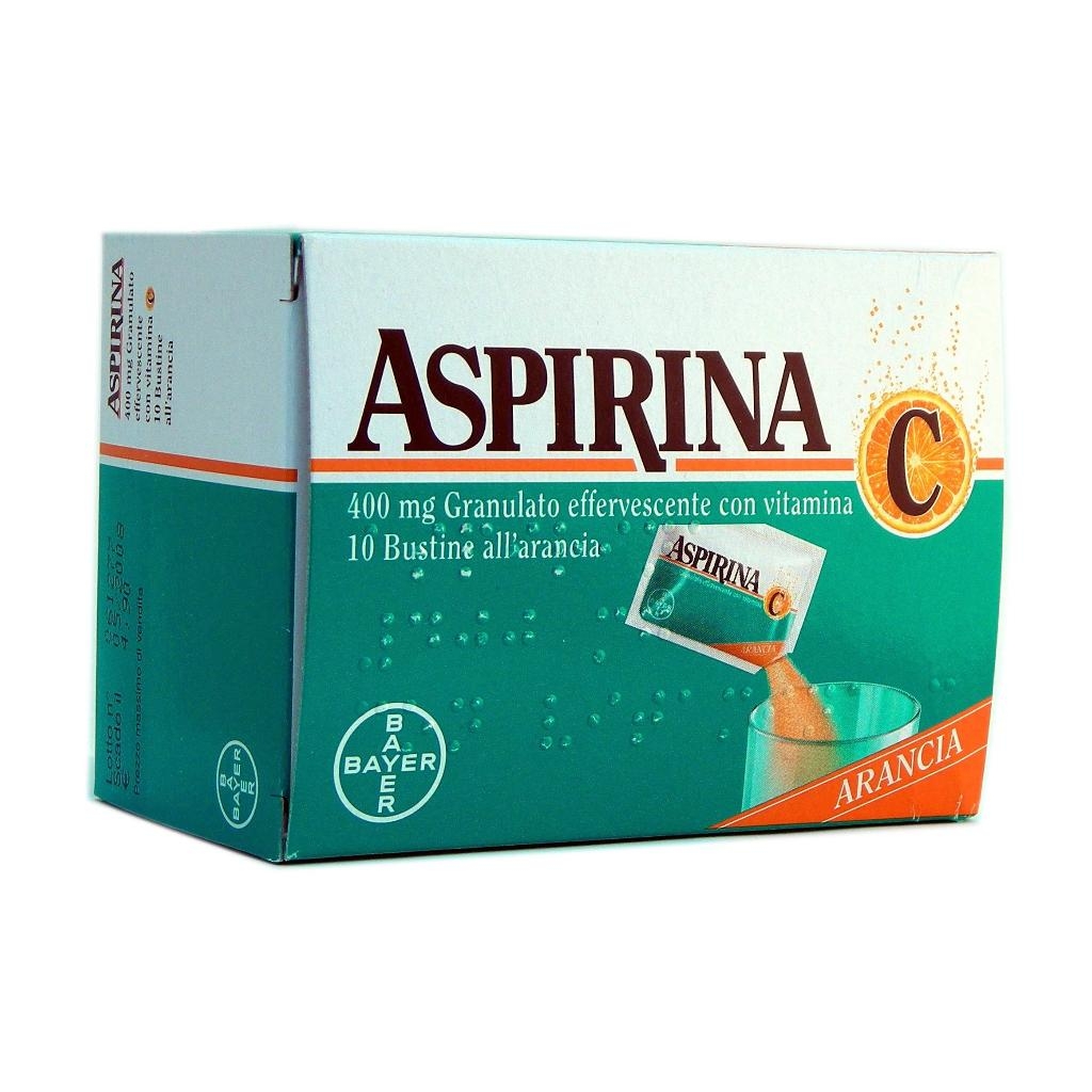 ASPIRINA 400 MG GRANULATO EFFERVESCENTE CON VITAMINA C