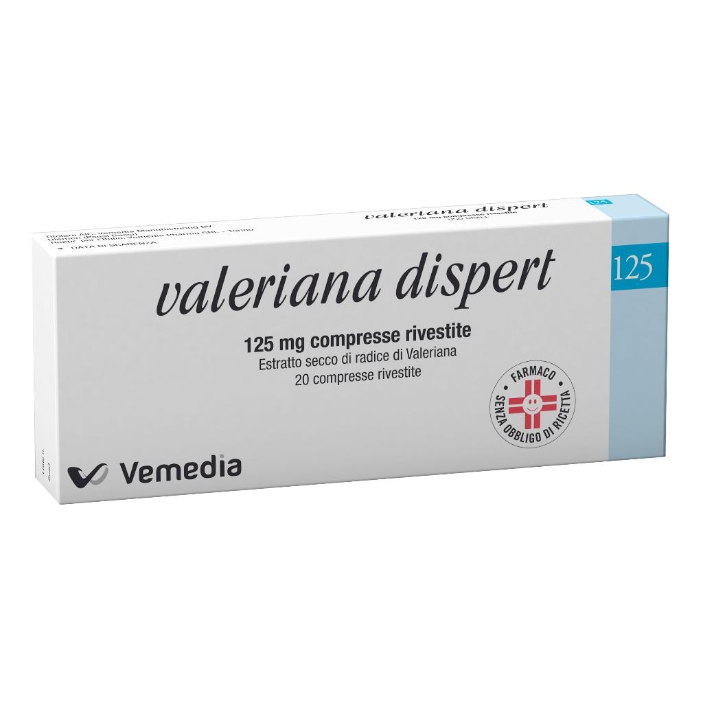 VALERIANA DISPERT 125 MG COMPRESSE RIVESTITE