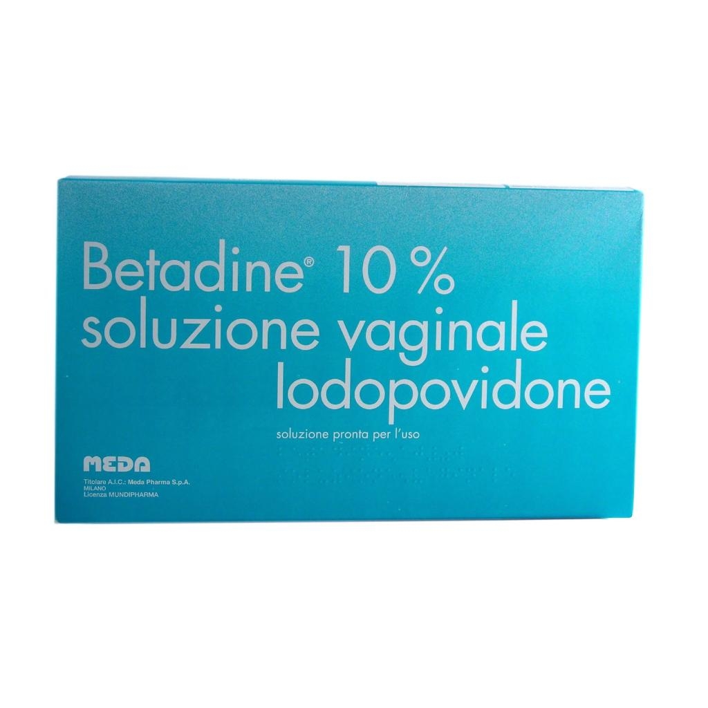 BETADINE 10% CONCENTRATO E SOLVENTE PER SOLUZIONE VAGINALE