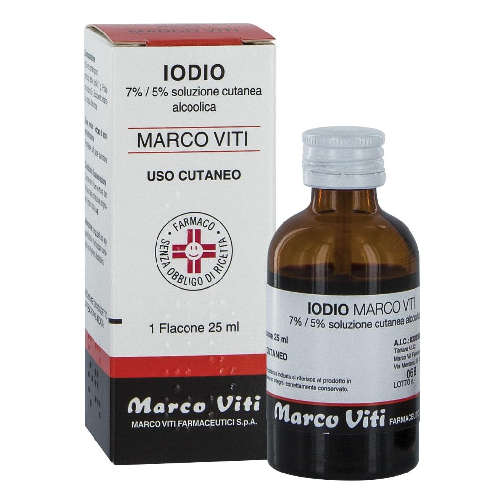 IODIO MARCO VITI 7%/5% SOLUZIONE CUTANEA ALCOLICA
