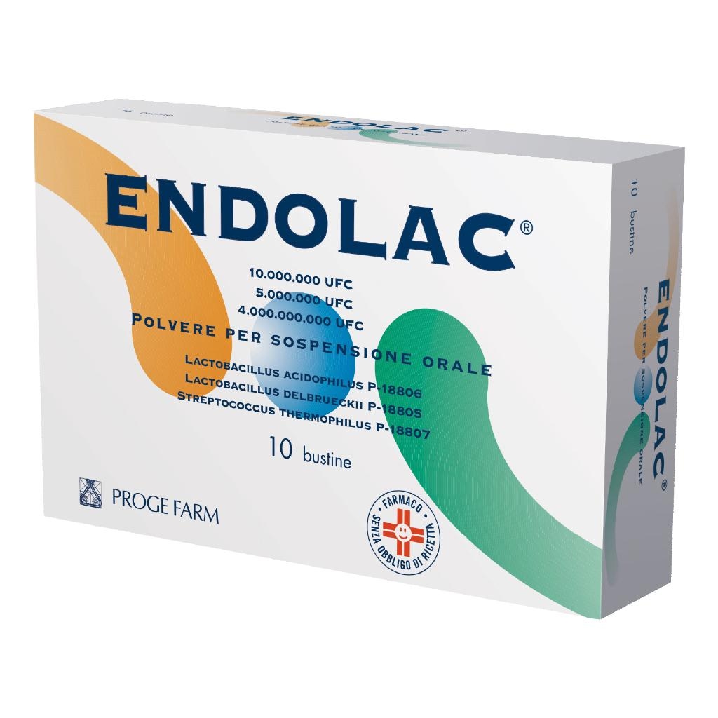 ENDOLAC 10.000.000 UFC - 5.000.000 UFC - 4.000.000.000 UFC POLVERE PER SOSPENSIONE ORALE.
