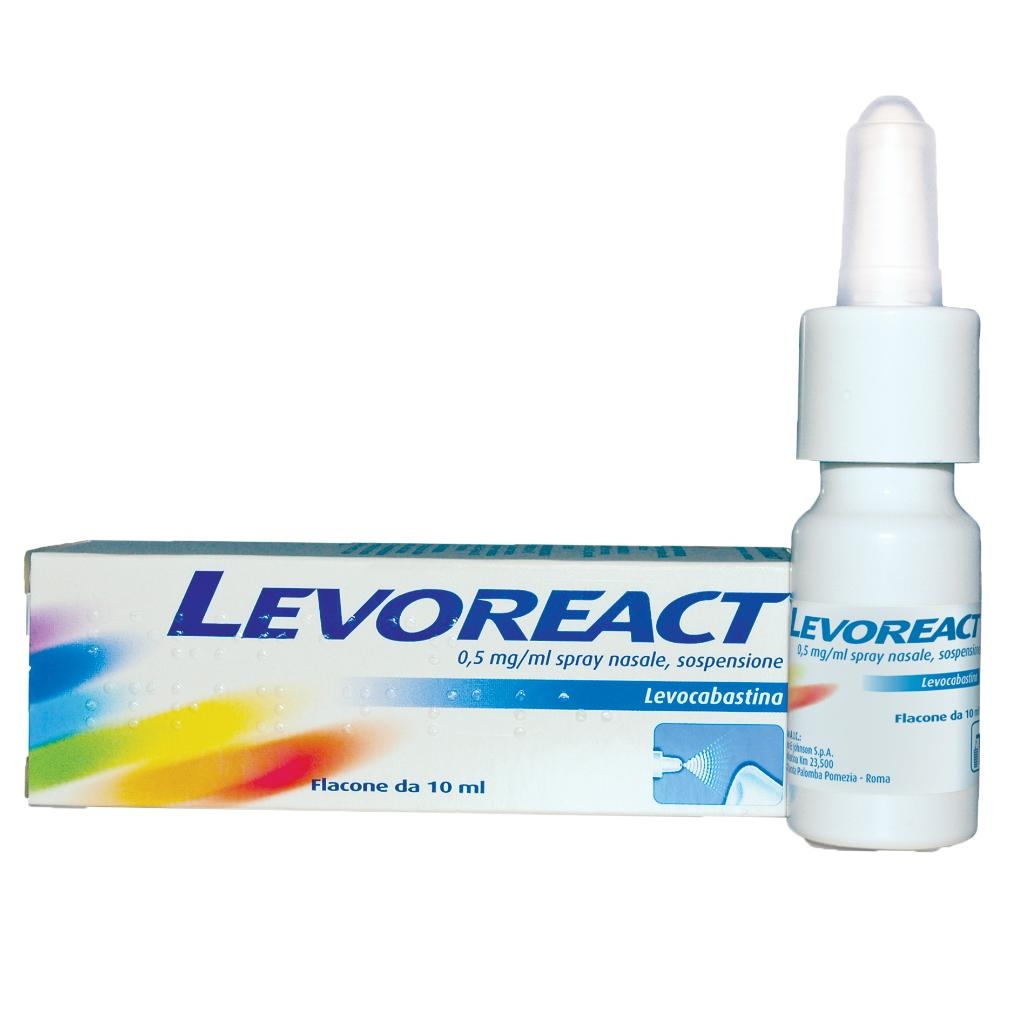 LEVOREACT 0,5 MG/ML SPRAY NASALE SOSPENSIONE