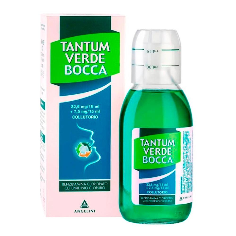 TANTUM VERDE BOCCA 22,5MG/15 ML + 7,5MG/15 ML COLLUTORIO