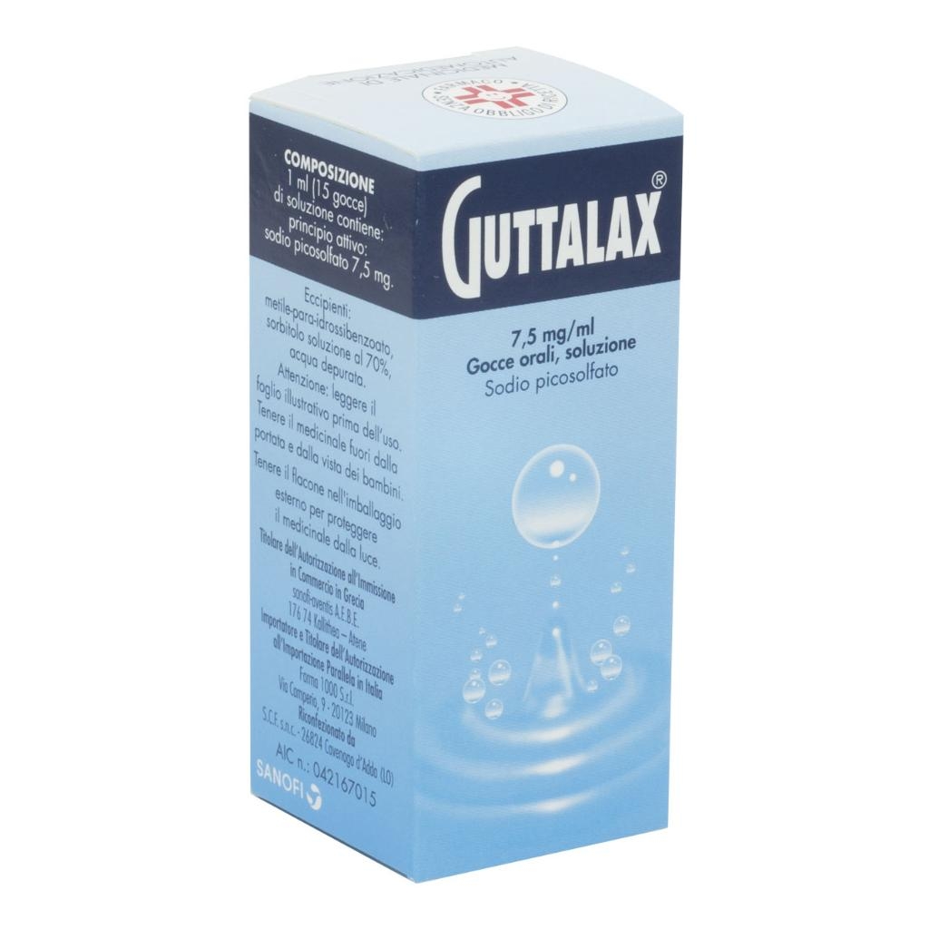 GUTTALAX 7,5 MG/ML GOCCE ORALI SOLUZIONE