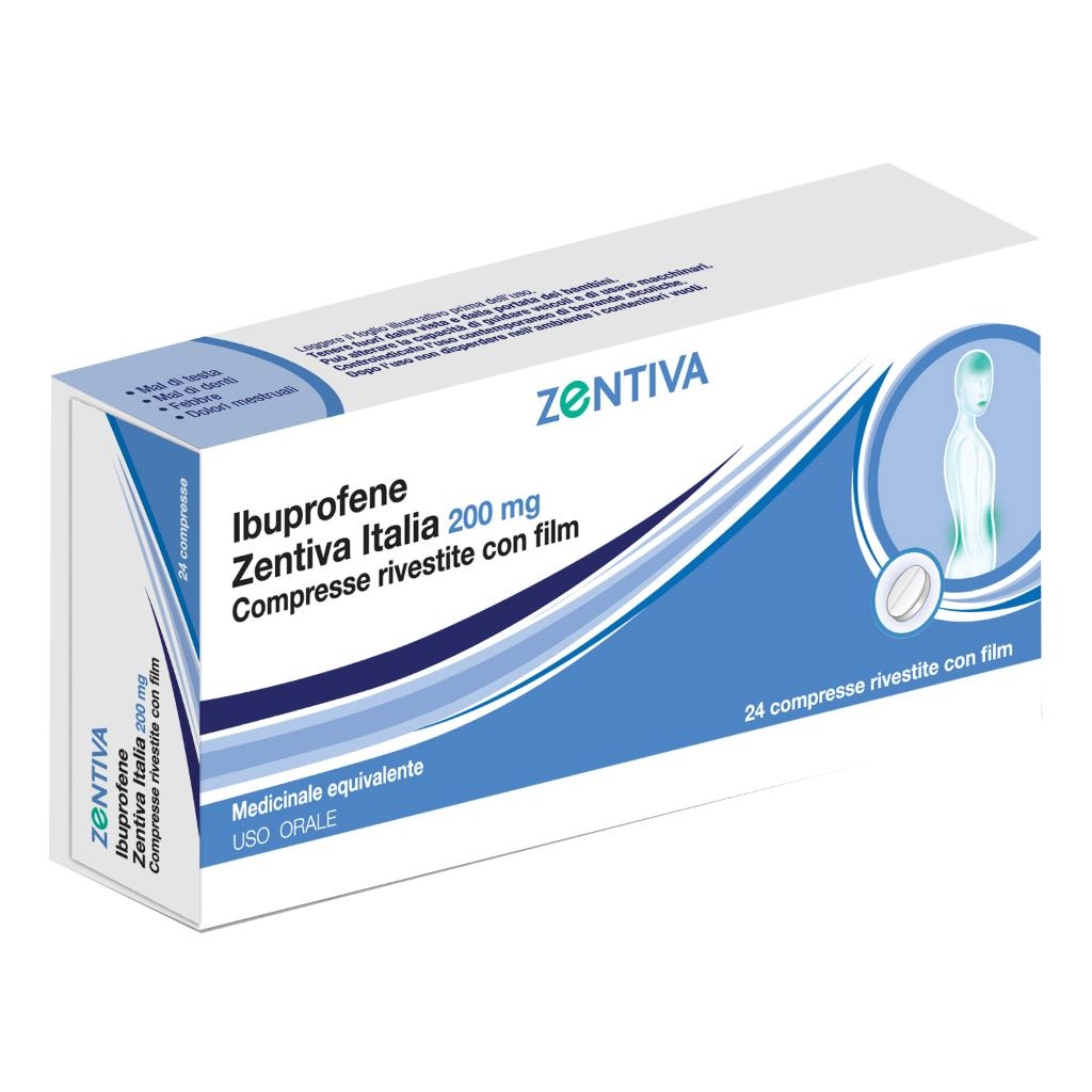IBUPROFENE ZENTIVA ITALIA 200 MG COMPRESSE RIVESTITE CON FILM
