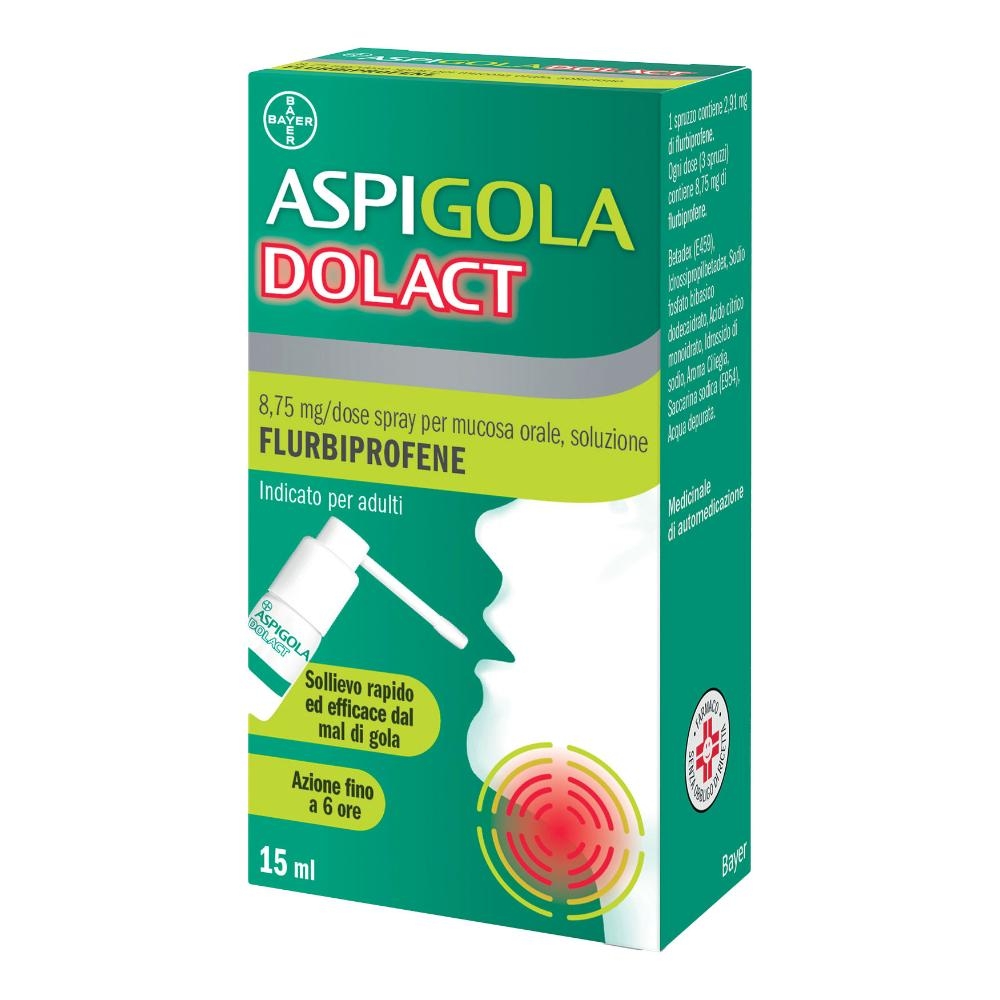 ASPIGOLADOLACT 8,75 MG/DOSE SPRAY PER MUCOSA ORALE SOLUZIONE