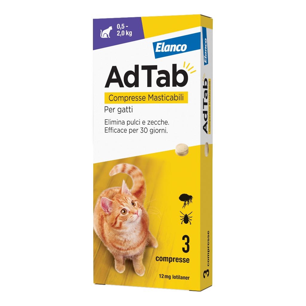 ADTAB COMPRESSE MASTICABILI PER GATTI