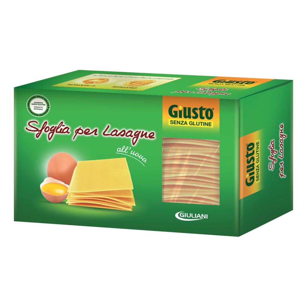 GIUSTO SENZA GLUTINE SFOGLIE LASAGNE 250 G
