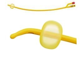 CATETERE FOLEY A MEDIA PERMANENZA  RUSCH GOLD PLUS A 2 VIE IN SILKOLATEX LATTICE-SILICONE PER ADULTO CH16 LUNGHEZZA 40 CM PUNTA TIEMANN A 1 FORI PALLONCINO 5-15 ML 1 PEZZO
