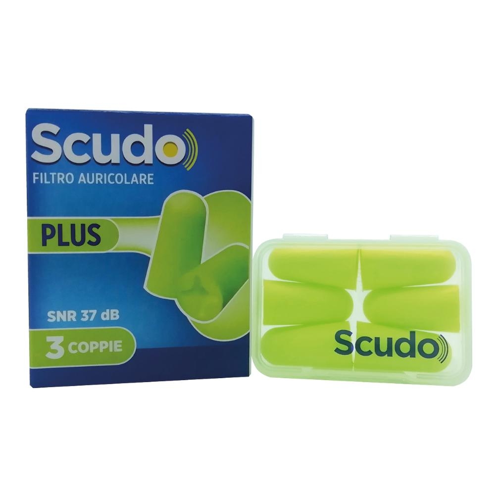 SCUDO FILTRO AURICOLARE PLUS SNR 37 DB 5-11MM 3 PAIA
