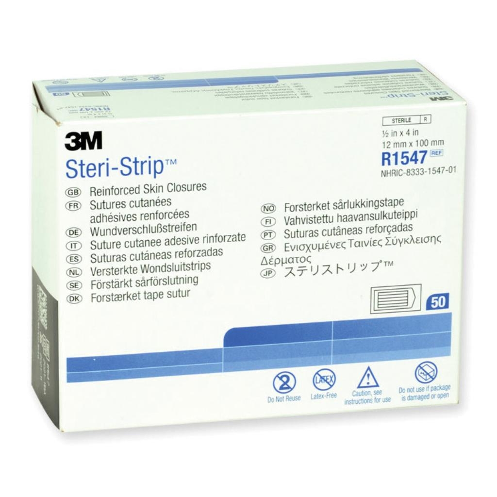 CEROTTO STERISTRIP 3M PER SUTURE CUTANEE RINFORZATE 1,2X10 CM 50X6 PEZZI
