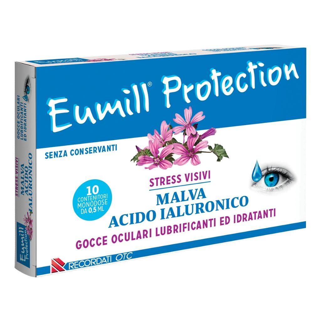 EUMILL PROTECTION GOCCE OCULARI 10 FLACONCINI MONODOSE 0,5 ML