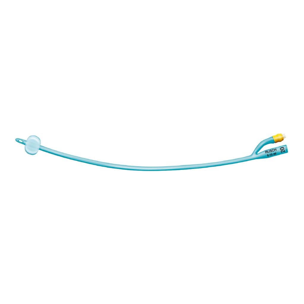 CATETERE VESCICALE A PERMANENZA FOLEY SILASIL PLUS ADULTO PER IRRIGAZIONE A 2 VIE CON PALLONCINO IN SILICONE 2 FORI LATERALI CH18 1 PEZZO