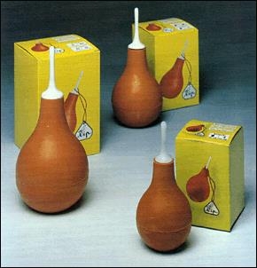 PERA IN GOMMA NATURALE CON CANNULA IN PEHD STERILIZZABILE BALDIOLI CAPACITA' 485ML MODELLO 12