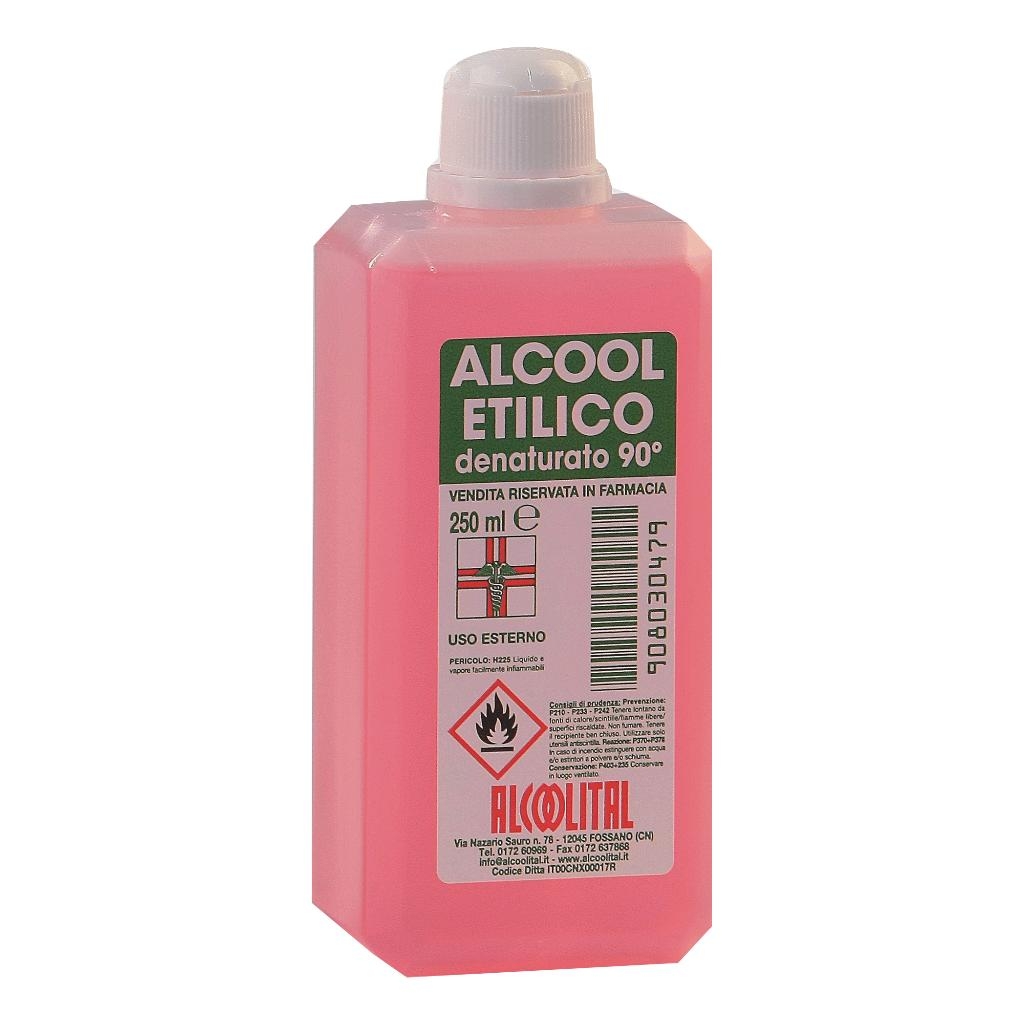 ALCOOL ETILICO DENATURATO 90% 250 ML