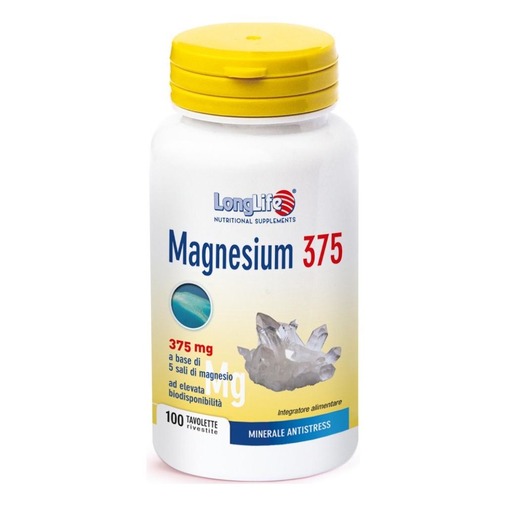 LONGLIFE MAGNESIUM 375 ORIGINAL 375 MG 100 TAVOLETTE