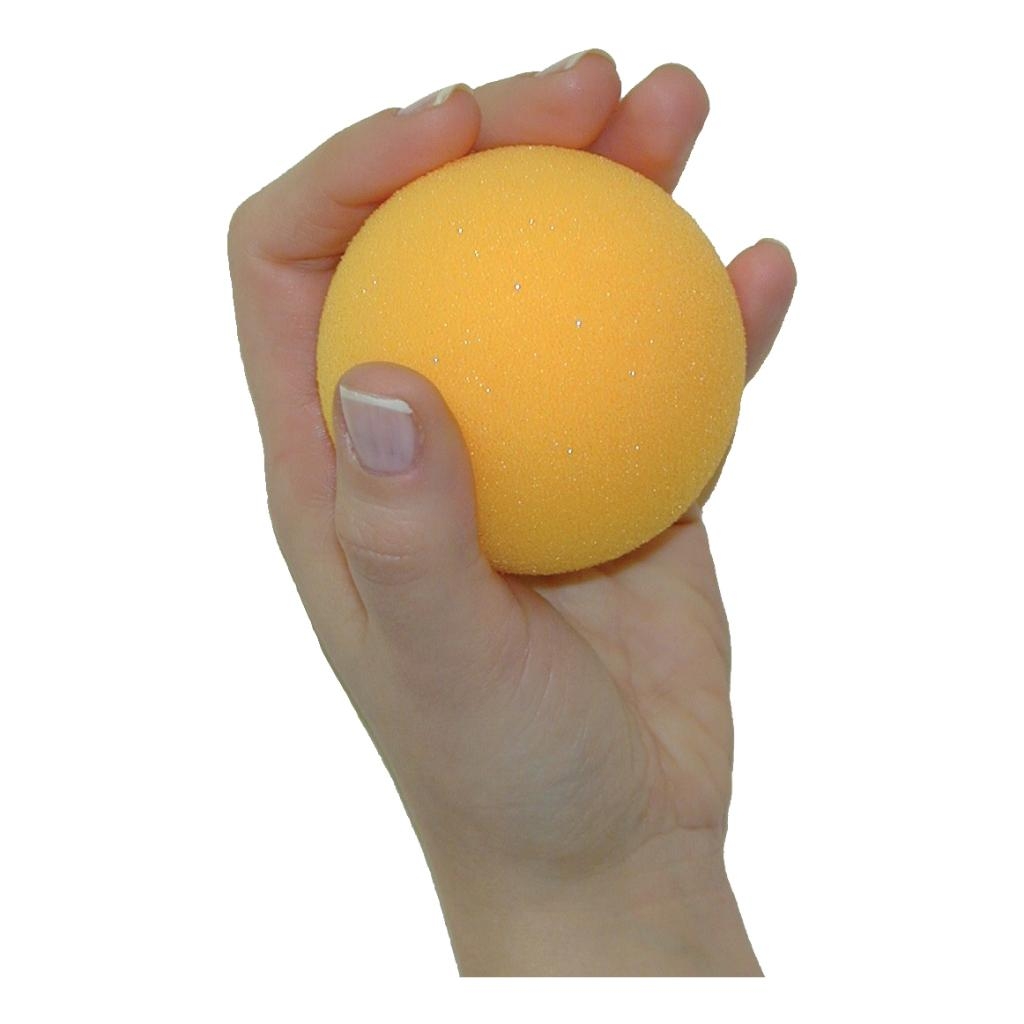 MANUS ABILIS PALLINA PER RIABILITAZIONE MANO 5 GIALLO SCURO SFORZO MASSIMO