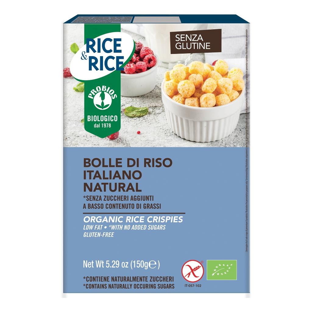 RICE&RICE BOLLE DI RISO AL NATURALE 150 G SENZA LIEVITO