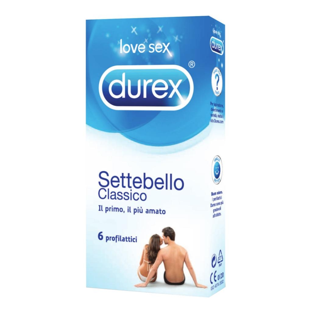 PROFILATTICO DUREX SETTEBELLO CLASSICO 6 PEZZI