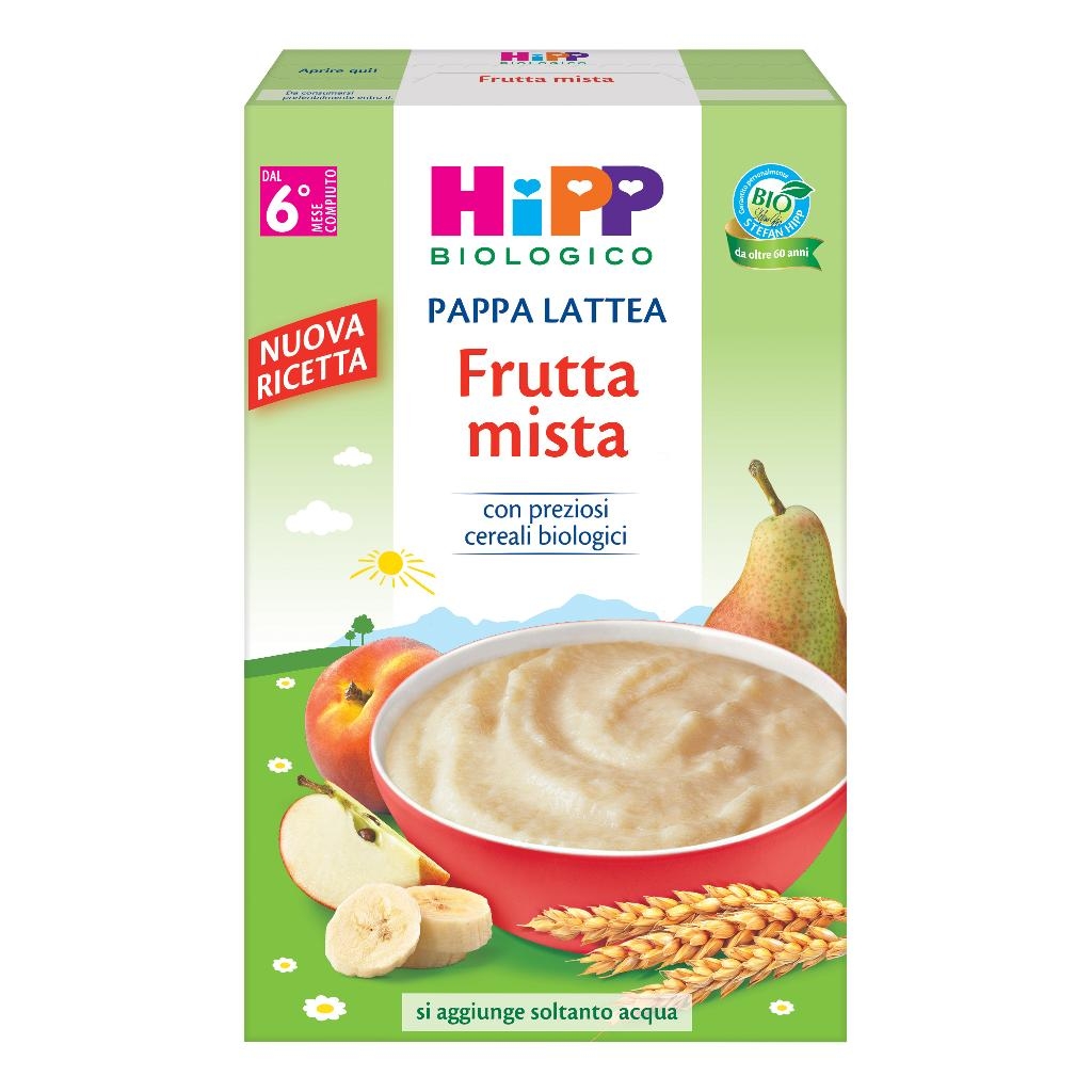 HIPP BIO PAPPA LATTEA FRUTTA MISTA 250 G
