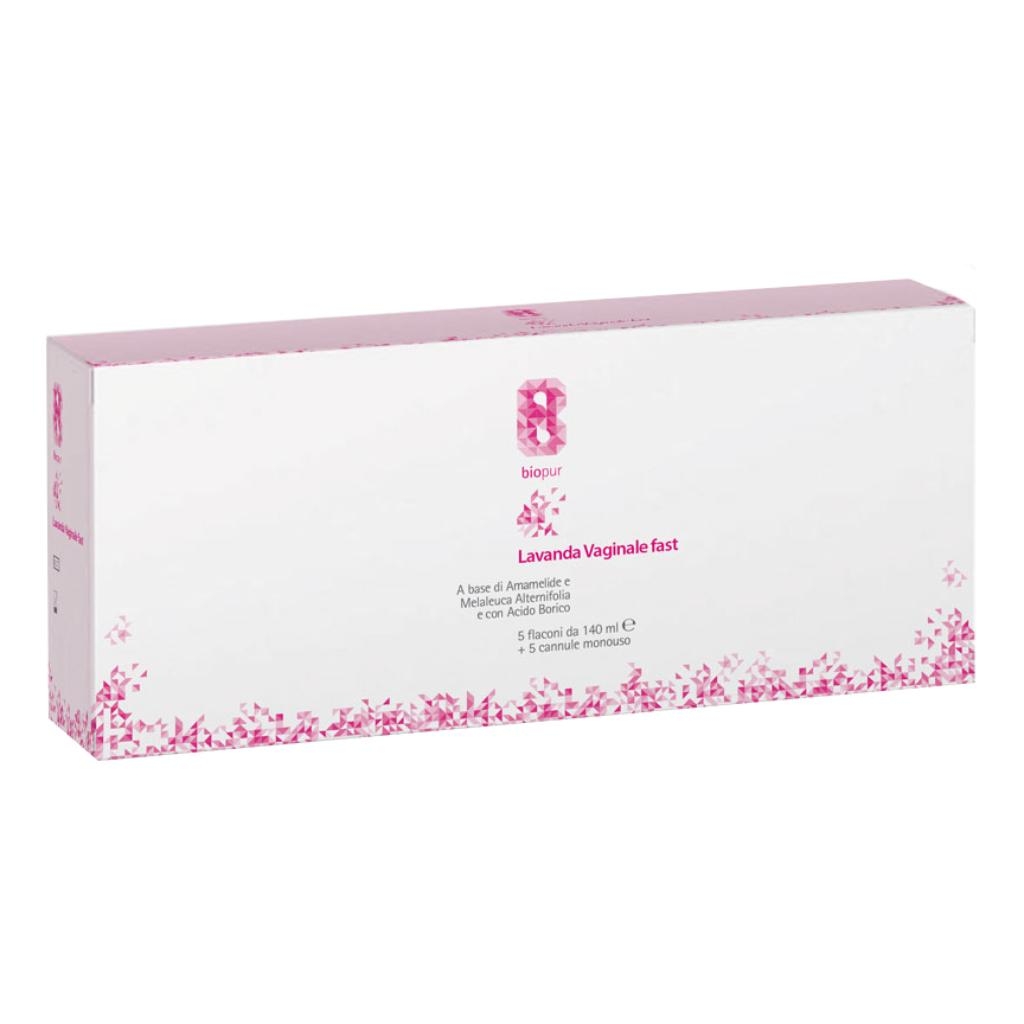 BIOPUR LAVANDA VAGINALE FAST 5 FLACONI 140 ML