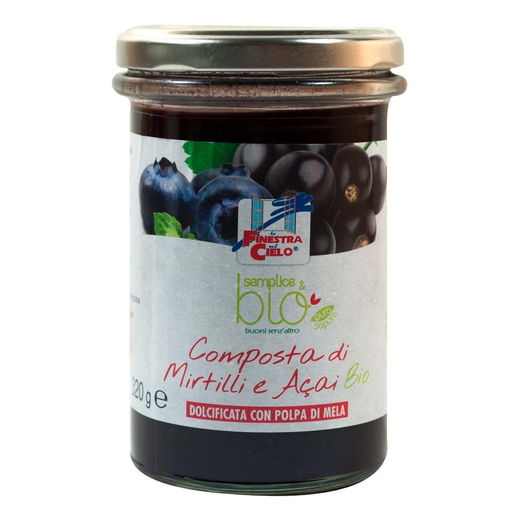 COMPOSTA DI MIRTILLO E ACAI BIO 320 G