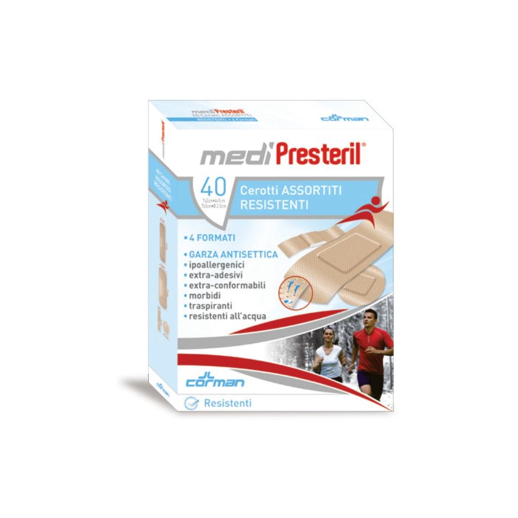 CEROTTI ASSORTITI MEDIPRESTERIL RESISTENTI 20 PEZZI
