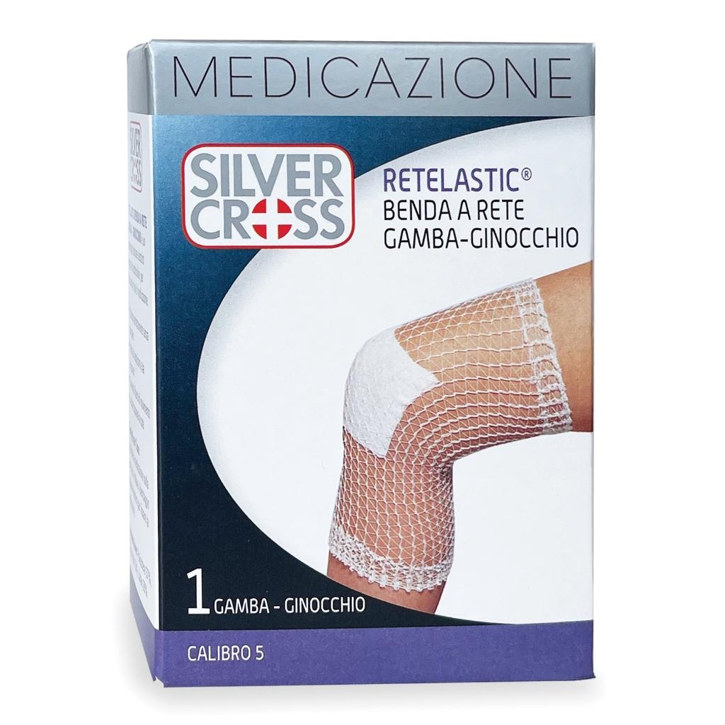 BENDA SILVER CROSS RETEL GAMBA/GINOCCHIO CALIBRO 5 1 PEZZO