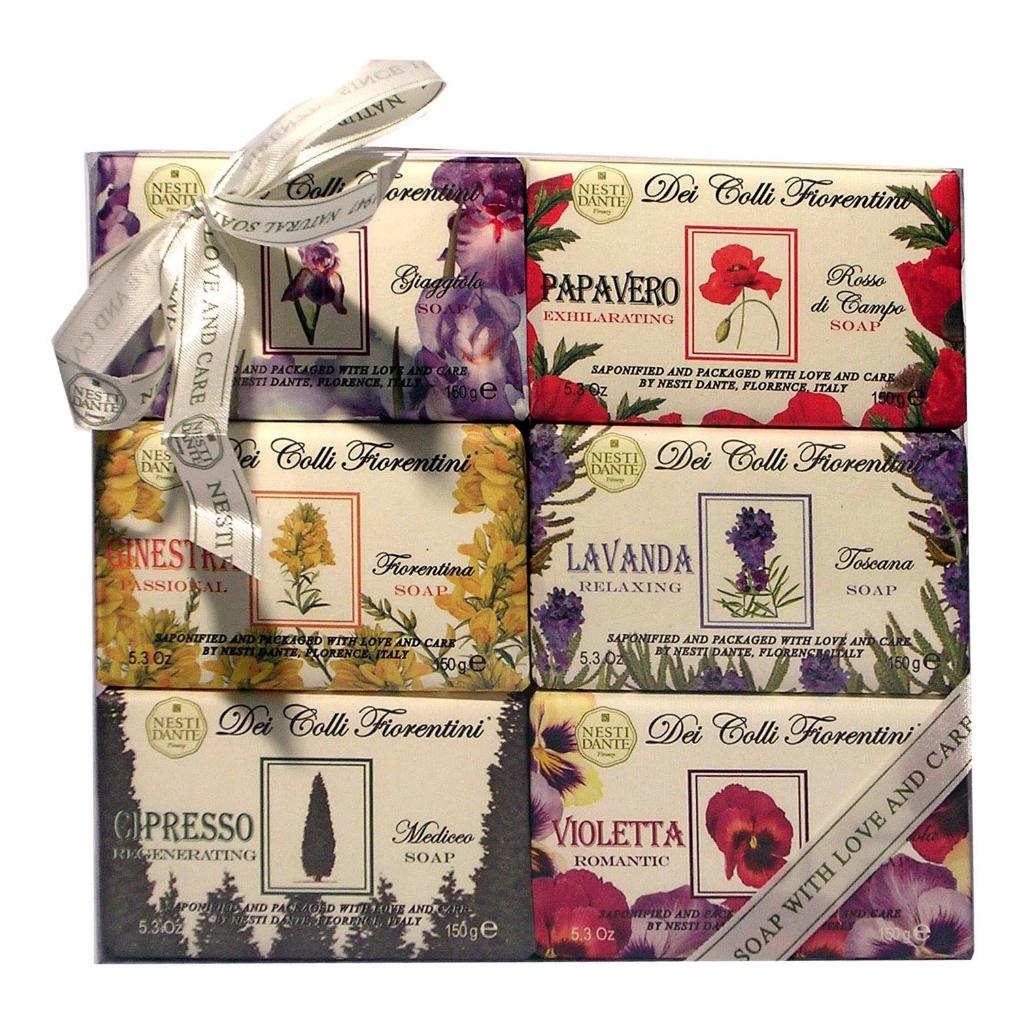 DEI COLLI FIORENTINI CONFEZIONE REGALO KIT COLLECTION 150G 6 PEZZI