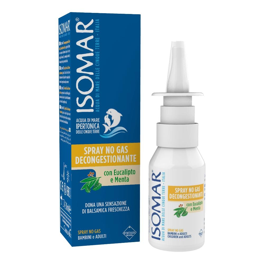 ISOMAR SOLUZIONE ACQUA MARE NASO IPERTONICA NASO SPRAY DECONGESTIONANTE 30 ML