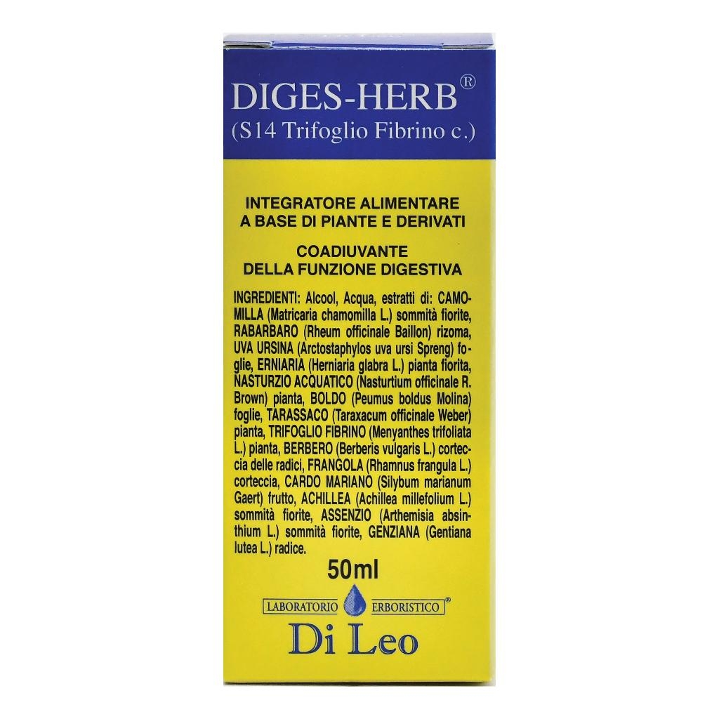 DIGES-HERB COMPOSTO S 14 TRIFOGLIO FIBRINO 50 ML