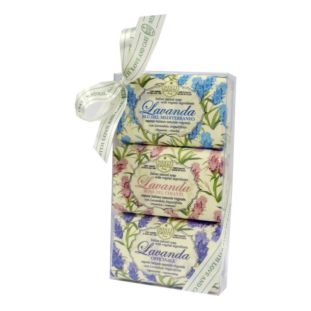 CONFEZIONE REGALO LAVANDA 3 X 150 G