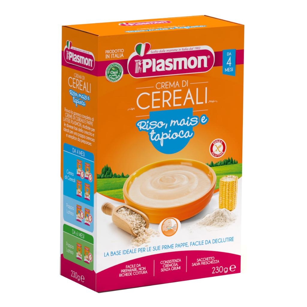 PLASMON CEREALI RISO MAIS TAPIOCA 230 G