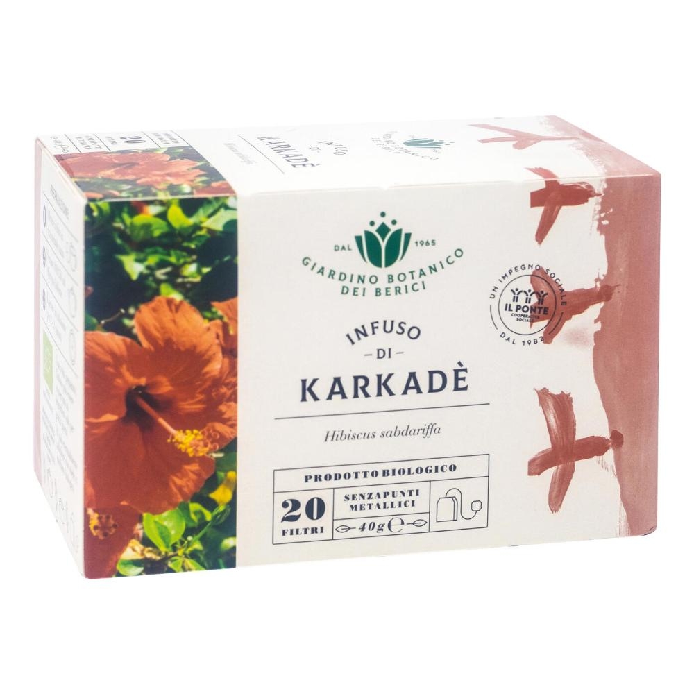 GIARDINO BOTANICO DEI BERICI INFUSI IBISCO KARKADE' 40 G