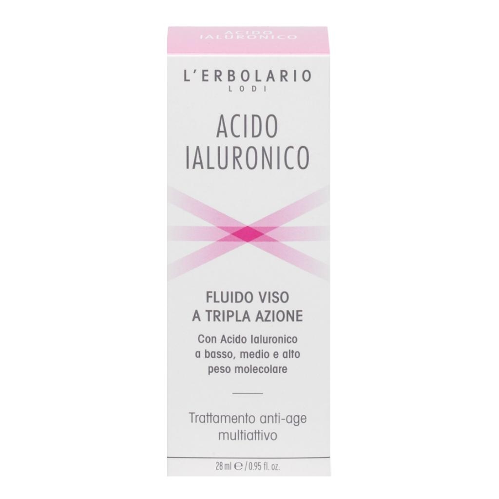 ACIDO IALURONICO FLUIDO VISO A TRIPLA AZIONE TRATTAMENTO ANTIAGE MULTIATTIVO 28 ML