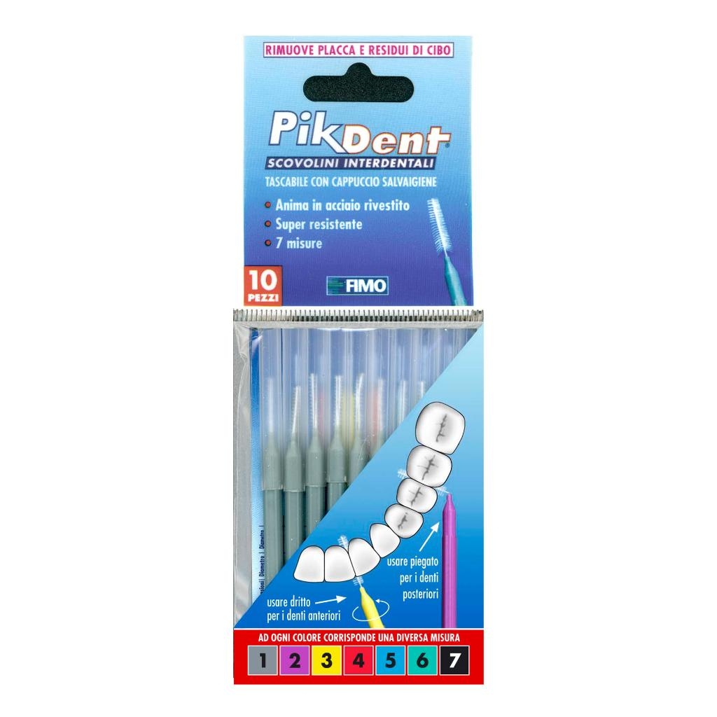 PIKDENT STUZZICOLINO 1 GRIGIO 10 PEZZI