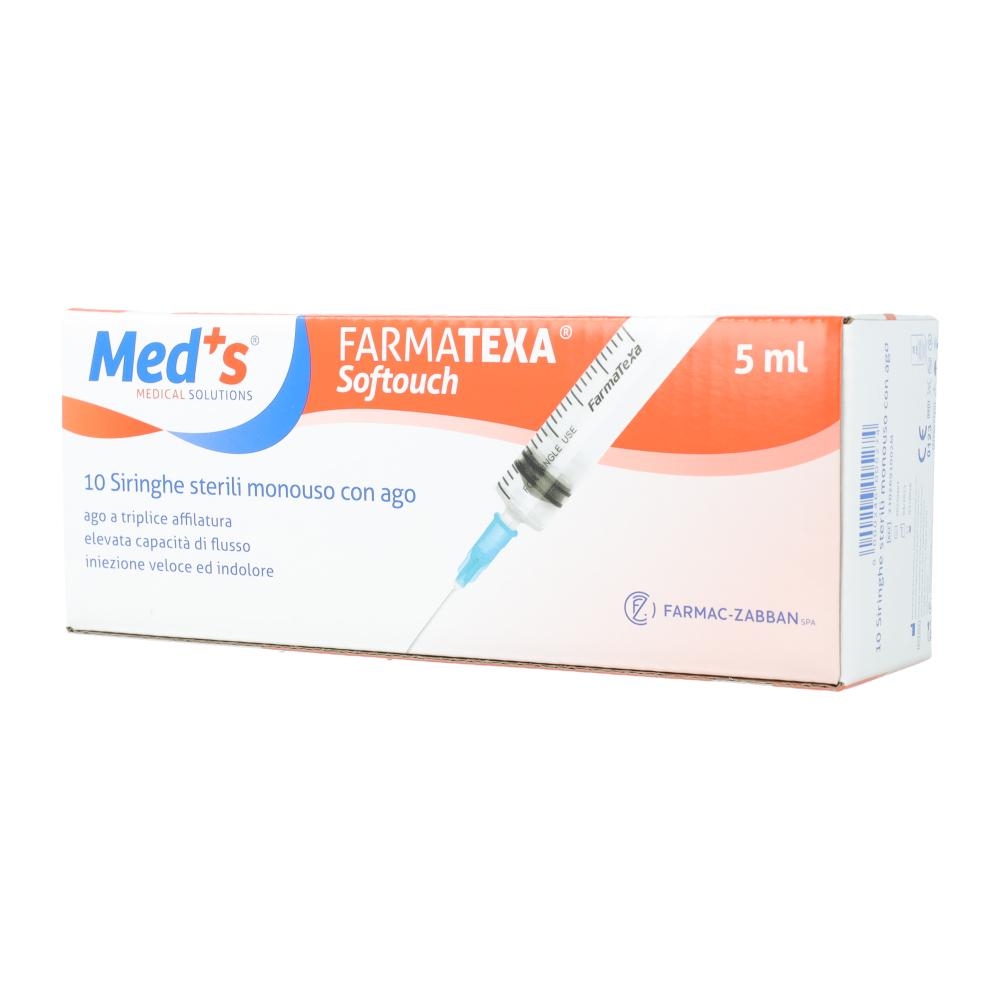 SIRINGA MEDS 5 ML 14 GAUGE 10 PEZZI