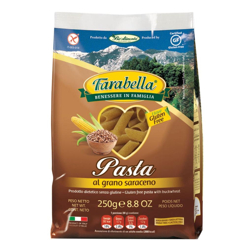 FARABELLA PENNE LISCE GRANO SARACENO 250 G