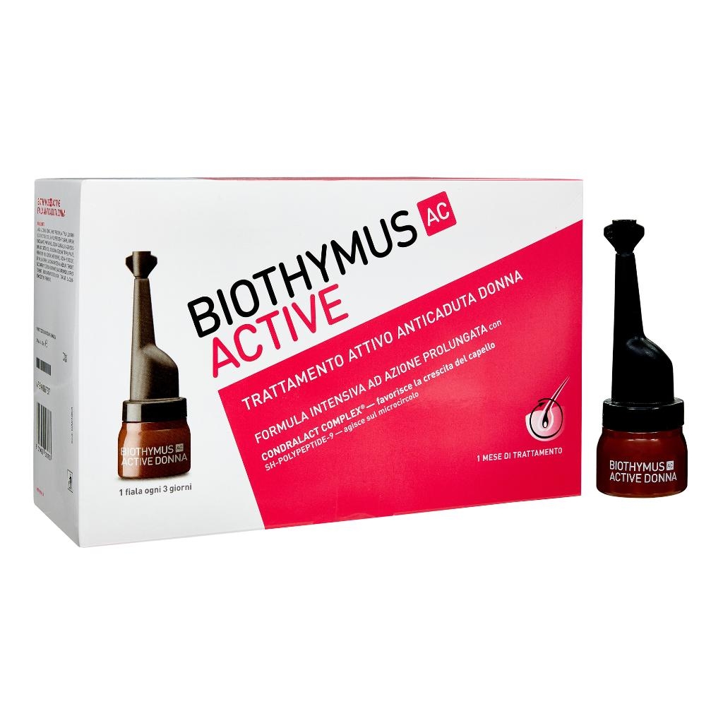 BIOTHYMUS AC ACTIVE TRATTAMENTO ATTIVO ANTICADUTA DONNA 10 FIALE