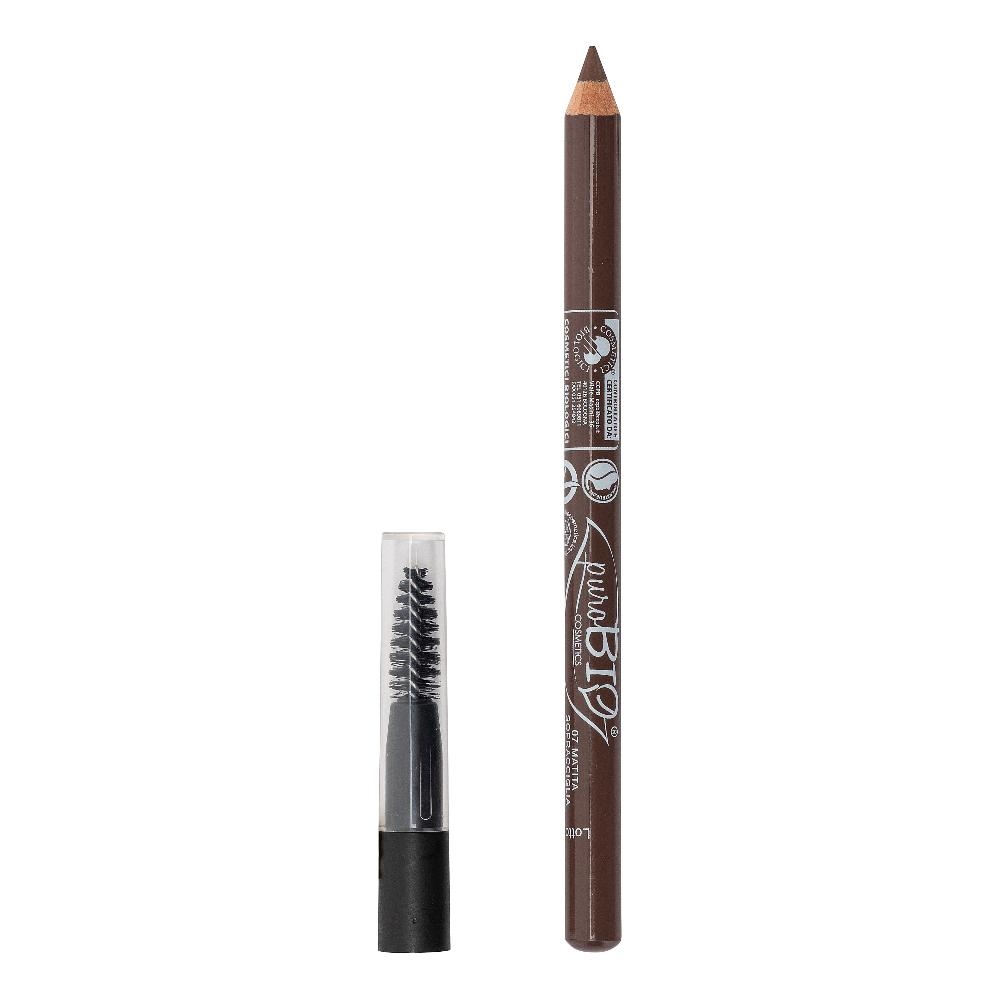 PUROBIO MATITA SOPRACCIGLIARE TORTORA 07