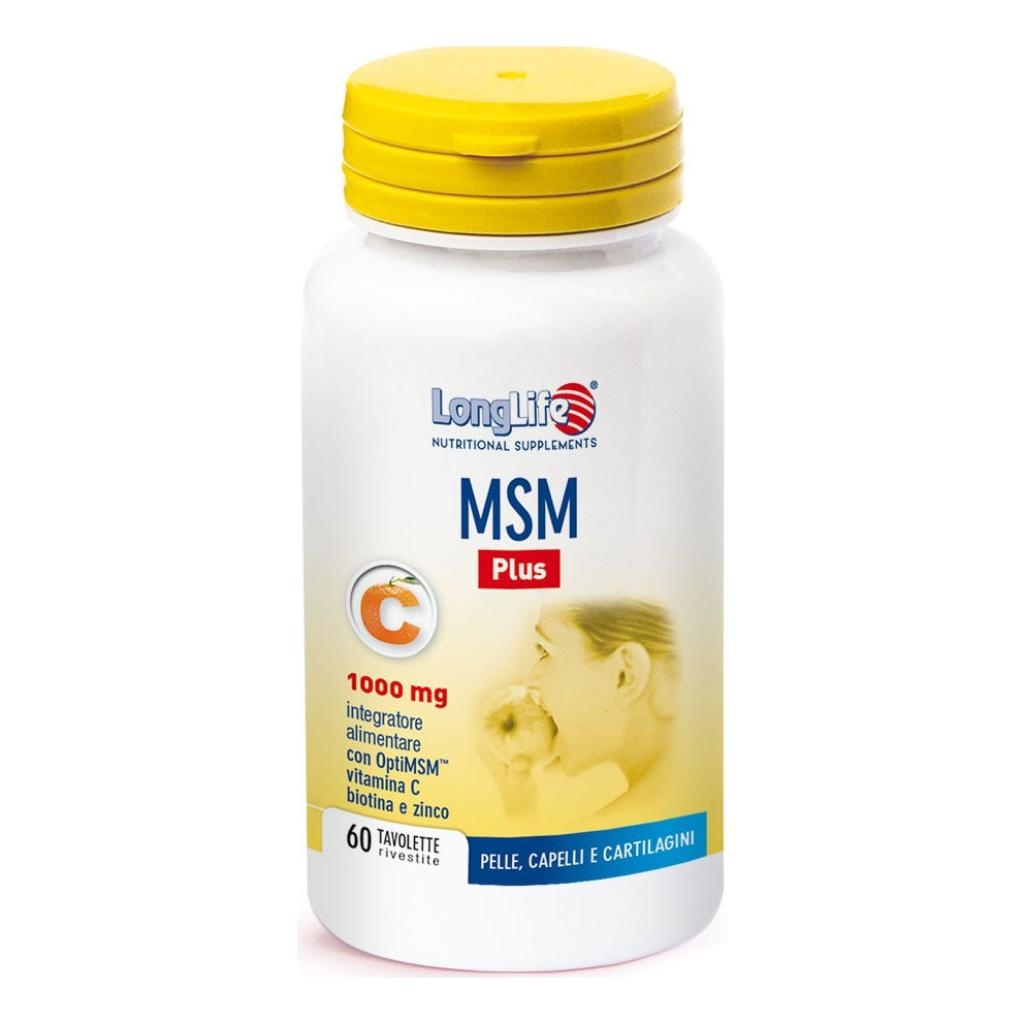 LONGLIFE MSM PLUS 60 TAVOLETTE RIVESTITE DA 1,85 G