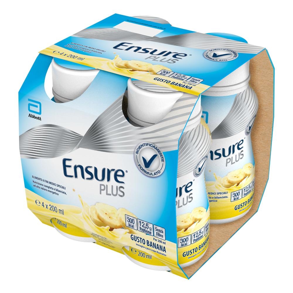 ENSURE PLUS BANANA 4 BOTTIGLIE DA 200 ML