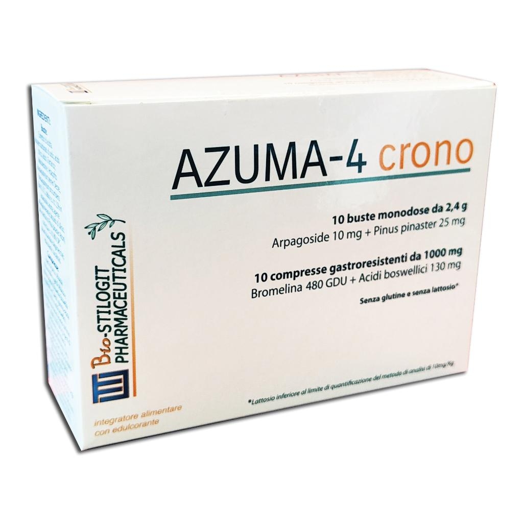 AZUMA-4 CRONO 10 COMPRESSE GASTRORESISTENTI + 10 BUSTE