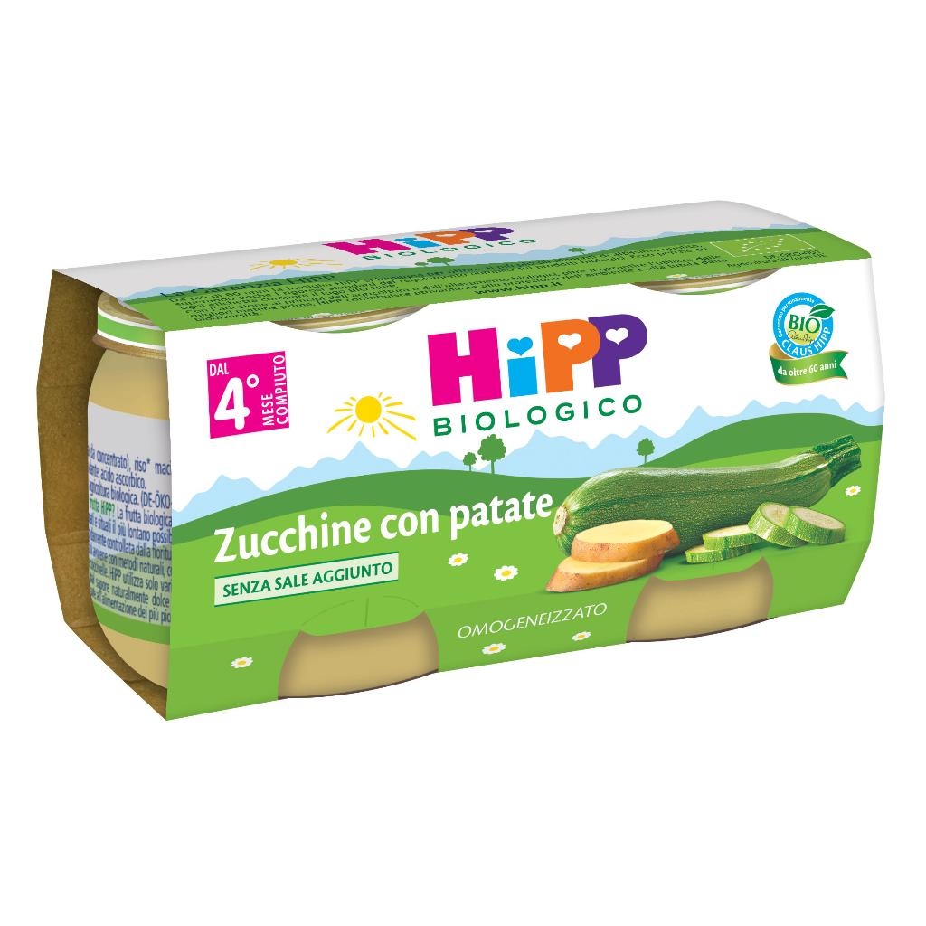 HIPP BIO HIPP BIO OMOGENEIZZATO ZUCCHINE CON PATATE 2X80 G