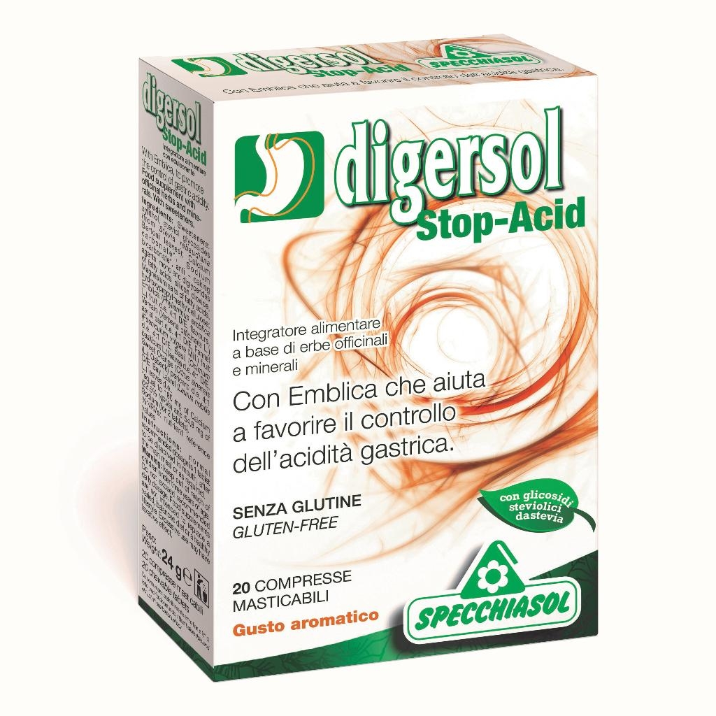 DIGERSOL STOP-ACID 20 COMPRESSE MASTICABILI