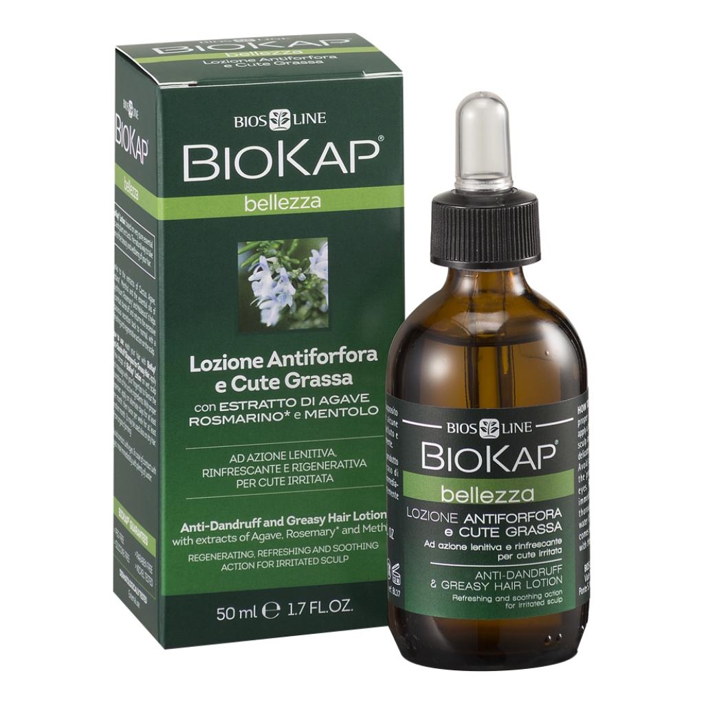 BIOKAP BELLEZZA LOZIONE ANTIFORFORA E CUTE GRASSA 50 ML BIOSLINE