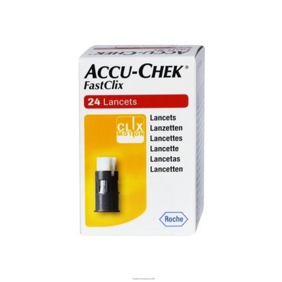 LANCETTE PUNGIDITO ACCU-CHEK FASTCLIX 24 PEZZI