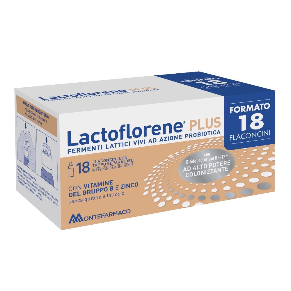 LACTOFLORENE PLUS 18 FLACONI 180 ML