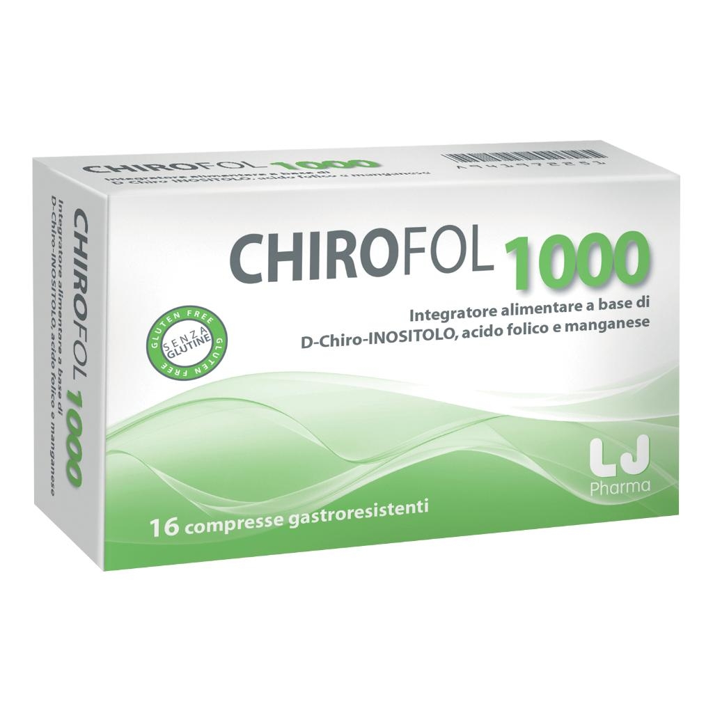 CHIROFOL 1000 16 COMPRESSE GASTRORESISTENTI