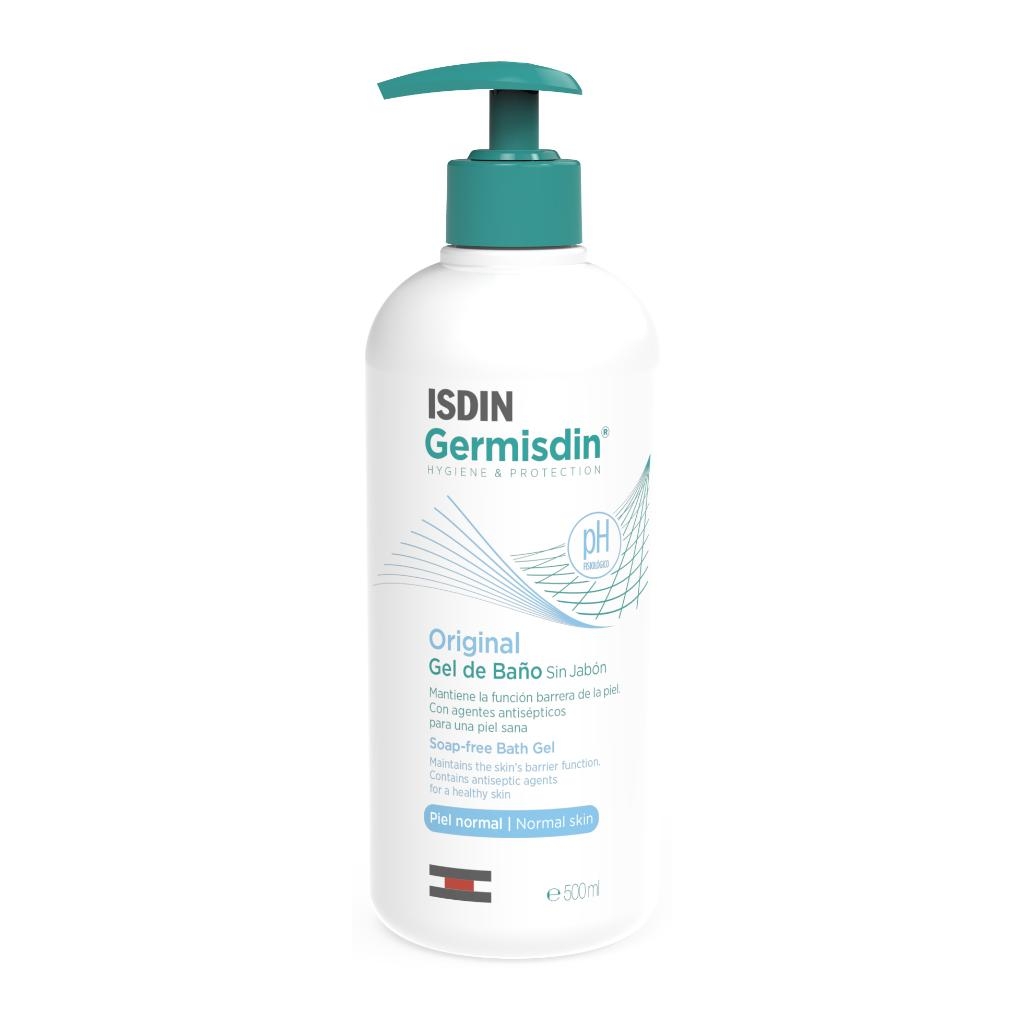 Isdin Germisdin - Gel Detergente Pelli Normali Con Agenti Antisettici, 500ml